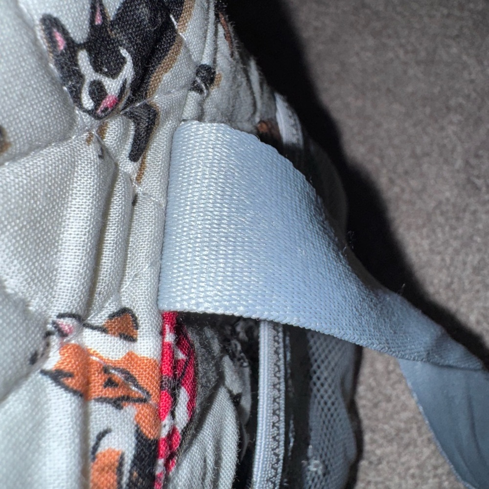 Vera Bradley Best in Show Quilted Lunch Bag Dog Print Insulated Tote - Picture 5 of 11